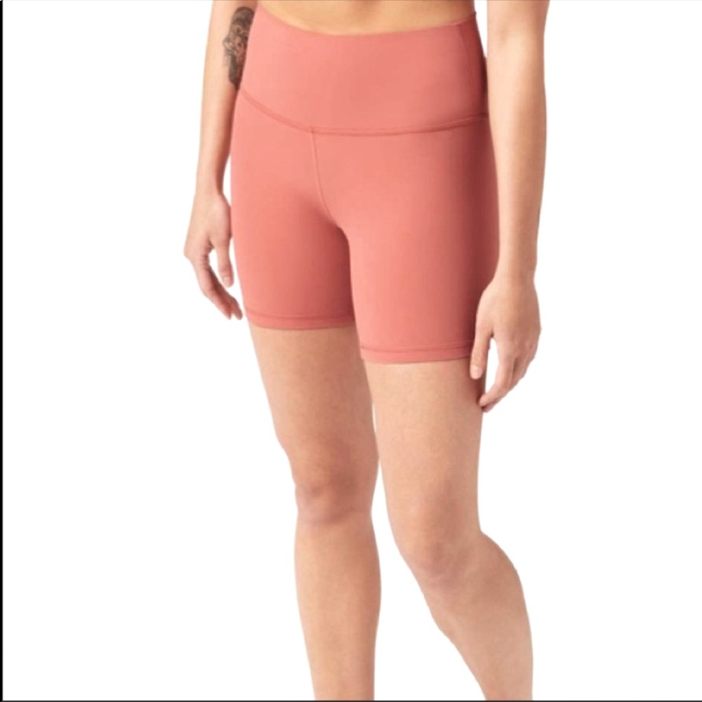 Lululemon Align HR Short 6” Rustic Coral size 4